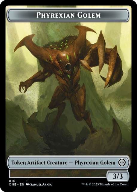 Phyrexian Golem Token - Foil